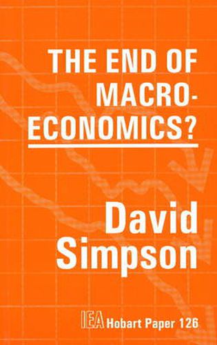 Cover image for The End of Macroeconomics