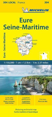 Cover image for Eure Seine-Maritime - Michelin Local Map 304