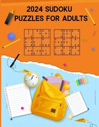 Cover image for 2024 Sudoku Puzzles for Adults