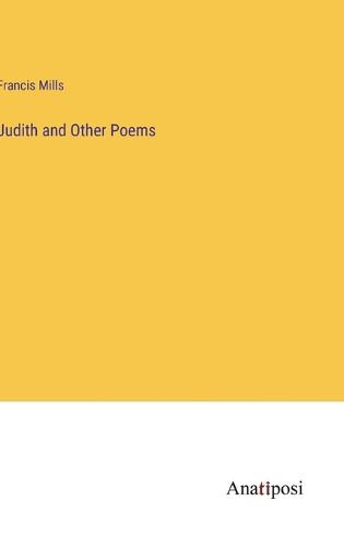 Cover image for Judith and Other Poems