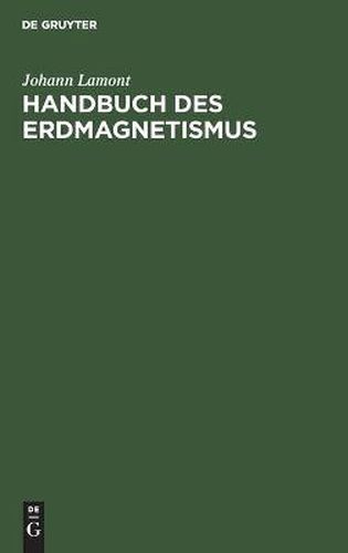 Cover image for Handbuch Des Erdmagnetismus