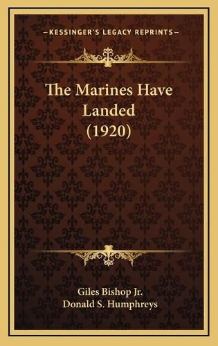 Cover image for The Marines Have Landed (1920)