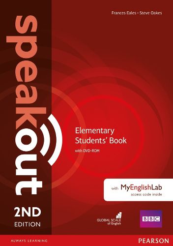 Cover image for Speakout Elementary 2nd Edition Students' Book with DVD-ROM and MyEnglishLab Access Code Pack