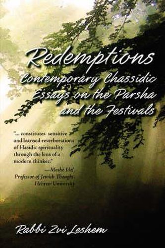 Cover image for Redemptions: Contemporary Chassidic Essays on the Parsha and the Festivals