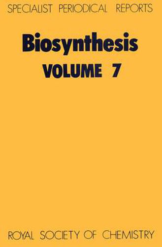 Cover image for Biosynthesis: Volume 7