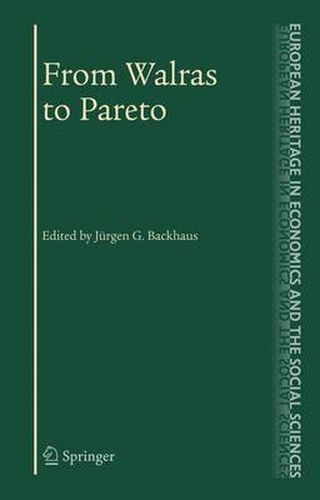 Cover image for From Walras to Pareto