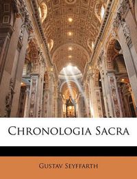 Cover image for Chronologia Sacra