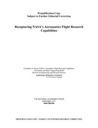 Cover image for Recapturing NASA's Aeronautics Flight Research Capabilities