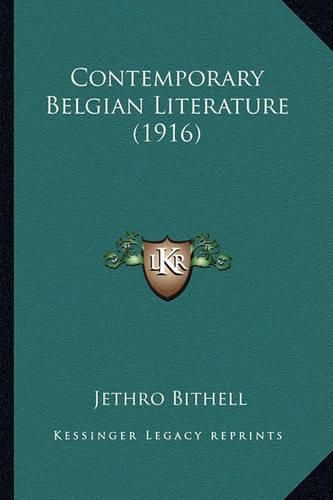 Contemporary Belgian Literature (1916)