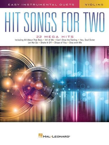 Cover image for Hit Songs for Two Violins: Easy Instrumental Duets