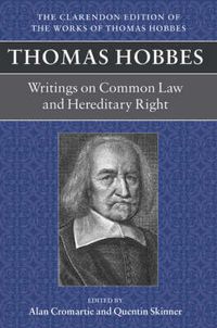 Cover image for Thomas Hobbes: Writings on Common Law and Hereditary Right