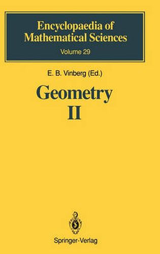 Cover image for Geometry II: Spaces of Constant Curvature