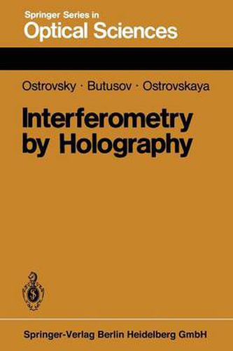 Cover image for Interferometry by Holography