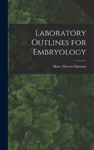 Cover image for Laboratory Outlines for Embryology