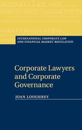 Cover image for Corporate Lawyers and Corporate Governance