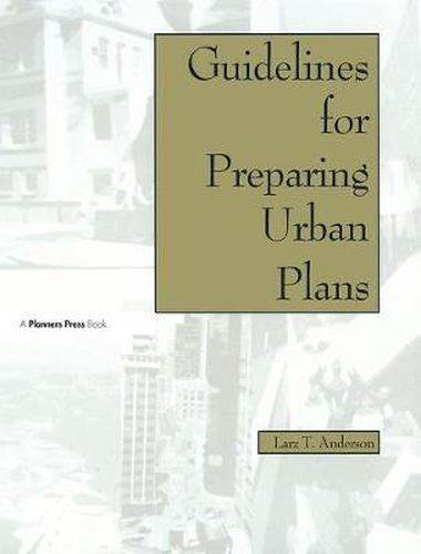 Cover image for Guidelines for Preparing Urban Plans