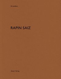 Cover image for Rapin Saiz: De aedibus