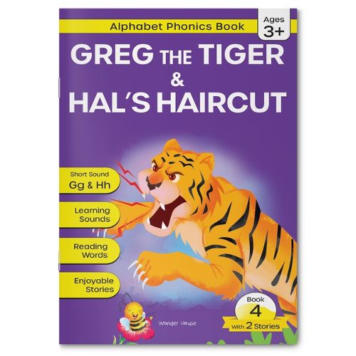 Cover image for Phonics Book 4 : Greg the Tiger & Hal's Haircut
