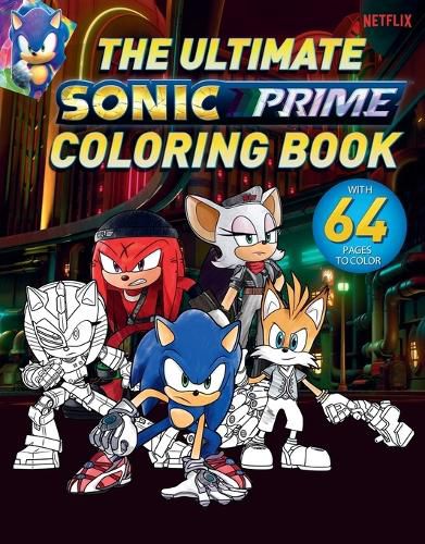 Cover image for The Ultimate Sonic Prime Coloring Book