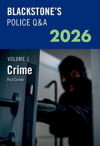 Cover image for Blackstone's Police Q&A Volume 1: Crime 2026