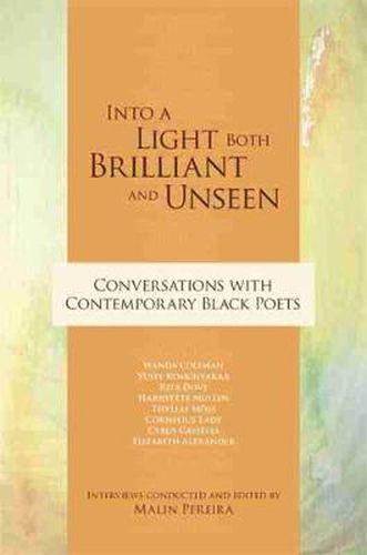 Cover image for Into a Light Both Brilliant and Unseen: Conversations with Contemporary Black Poets