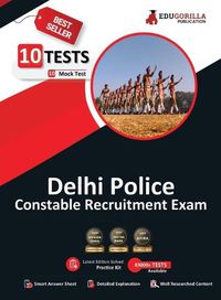 Cover image for Delhi Police Constable 2021 Exam 15 Full-length Mock Tests (Solved) Latest Edition Staff Selection Commission (SSC) Book as per Syllabus