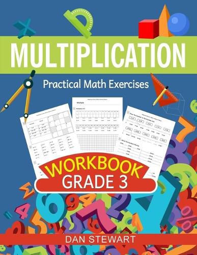 Cover image for Multiplication Workbook Grade 3: Practical Math Exercises