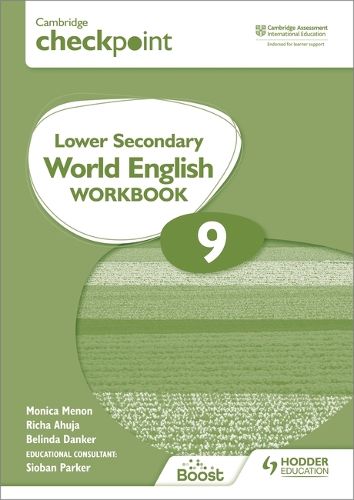 Cover image for Cambridge Checkpoint Lower Secondary World English Workbook 9