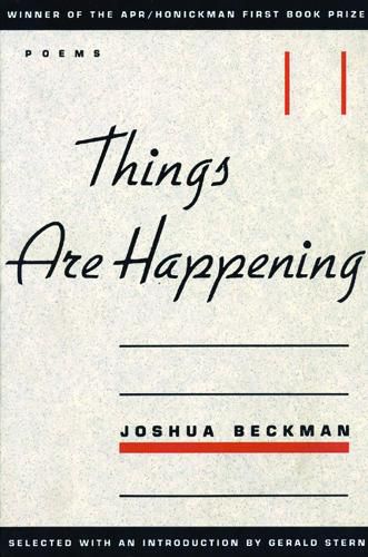 Cover image for Things are Happening