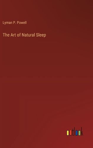 Cover image for The Art of Natural Sleep