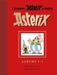 Cover image for Asterix Gift Edition: Albums 1-5: Asterix the Gaul, Asterix and the Golden Sickle, Asterix and the Goths, Asterix the Gladiator, Asterix and the Banquet