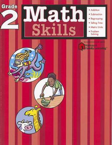 Cover image for Math Skills: Grade 2 (Flash Kids Harcourt Family Learning)