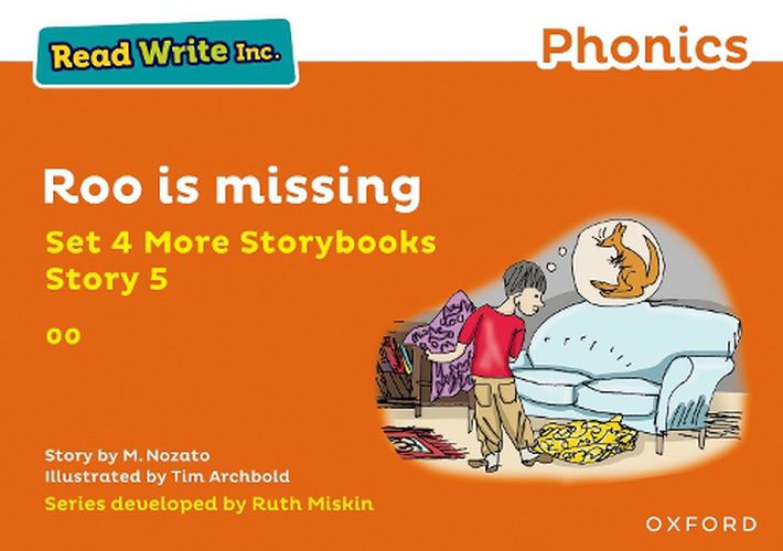 Cover image for Read Write Inc Phonics: Orange Set 4 More Storybook 5 Roo is missing