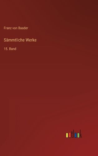Cover image for Saemmtliche Werke
