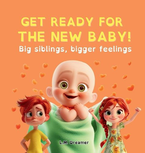 Cover image for GET READY FOR THE NEW BABY! Big siblings, bigger feelings