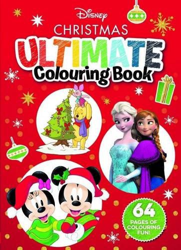 Cover image for Disney Christmas: Ultimate Colouring Book