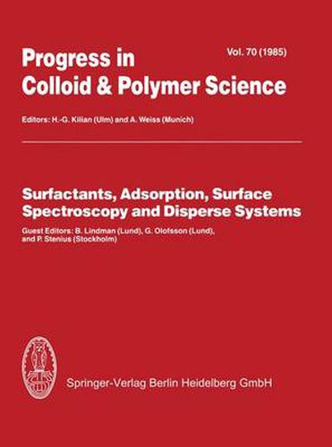 Surfactants, Adsorption, Surface Spectroscopy and Disperse Systems