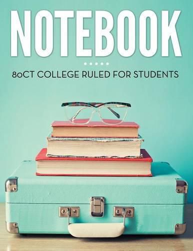 Cover image for Notebook 80Ct College Ruled For Students