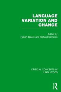 Cover image for Language Variation and Change