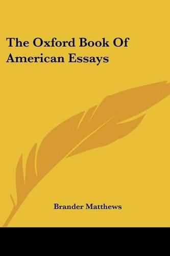 The Oxford Book of American Essays