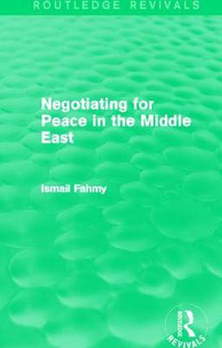 Cover image for Negotiating for Peace in the Middle East (Routledge Revivals)