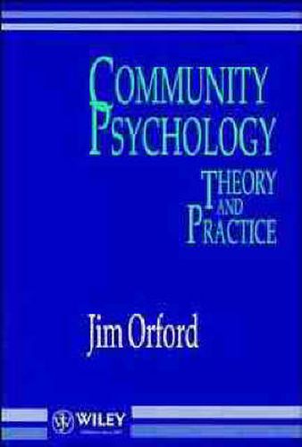 Cover image for Community Psychology: Theory and Practice