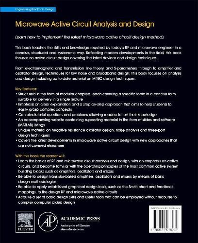 Cover image for Microwave Active Circuit Analysis and Design