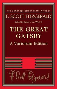 Cover image for The Great Gatsby - Variorum Edition