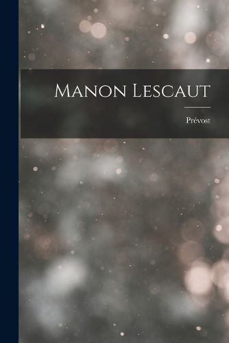 Cover image for Manon Lescaut