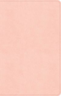 Cover image for CSB Thinline Bible, Blush Pink Suedesoft Leathertouch