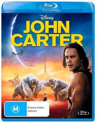 Cover image for John Carter Bluray Dvd