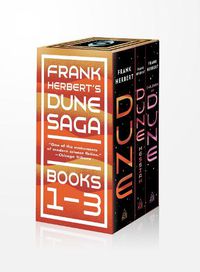 Cover image for Frank Herbert's Dune Saga 3-Book Boxed Set: Dune, Dune Messiah, and Children of Dune