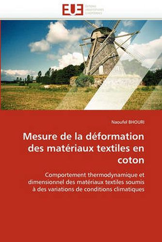 Cover image for Mesure de La D Formation Des Mat Riaux Textiles En Coton