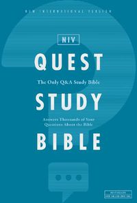 Cover image for NIV, Quest Study Bible, Hardcover, Blue, Comfort Print: The Only Q and A Study Bible